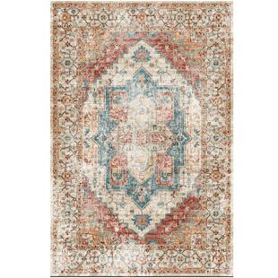 复古地毯客厅卧室美式摩洛哥波斯床边外贸波西米亚中古风网红地垫