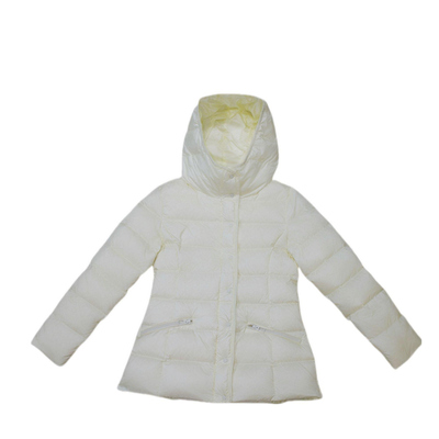 羽绒服女款收腰修身连帽秋冬外套