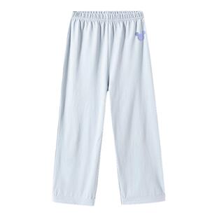 三枪纯棉宽松家居裤春秋少儿款单裤薄款 男宝宝女童睡裤A类长裤