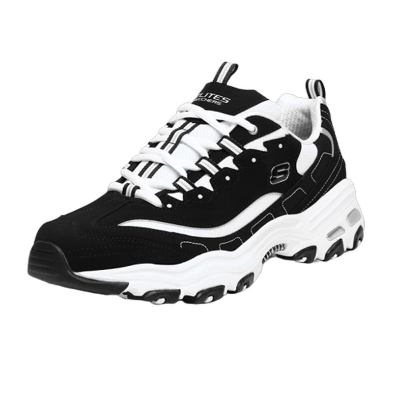 斯凯奇男鞋老爹鞋官方旗舰秋季新款厚底增高熊猫鞋休闲运动鞋女鞋