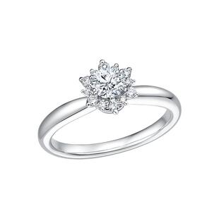【新款】DR BELIEVE简奢款求婚钻戒钻石戒指婚戒铂金订婚WJ0461