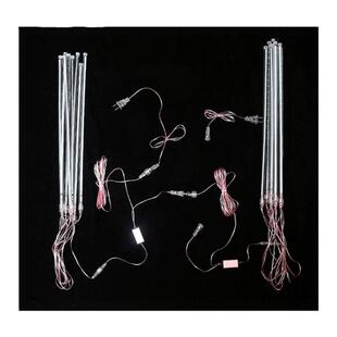 太阳能户外防水流星雨灯氛围灯挂树上跑马七彩瀑布灯星空led灯