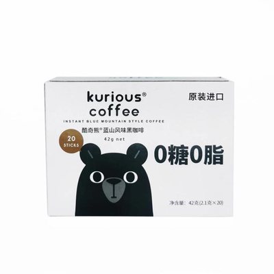 酷奇熊越南原装进口0脂黑咖啡