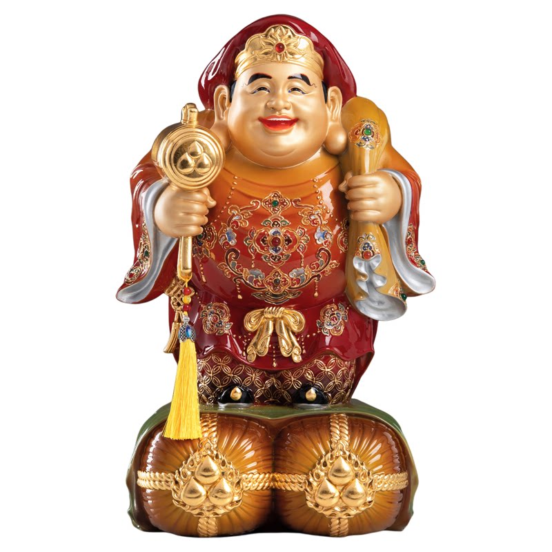 全铜大黑天财神神像家用供奉招财