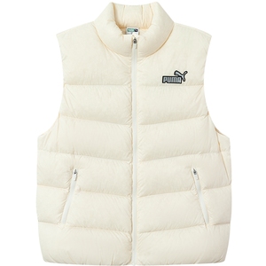 PUMA彪马童装新款轻量保暖羽绒马甲外套