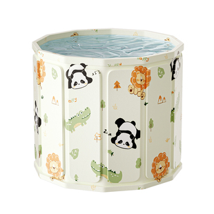 婴儿游泳桶家用宝宝洗澡可折叠幼儿泡澡桶新生儿童浴桶小孩游泳池