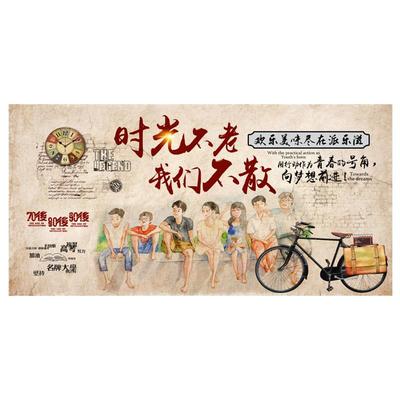 火锅店墙纸壁画饭店背景墙