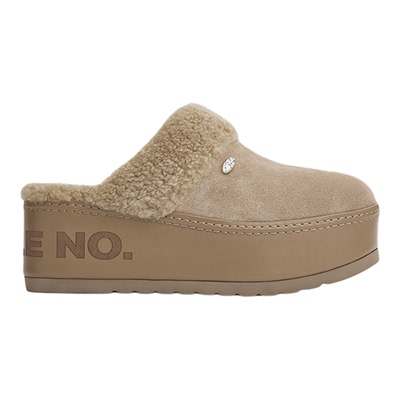 25新品ARTICLE NO.时尚包头半拖厚底雪地靴休闲懒人毛毛拖鞋秋冬