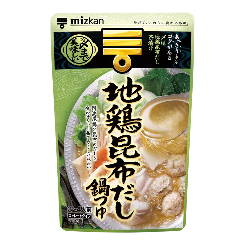 味滋康香港进口日版日式味滋康汤包阿波尾鸡昆布高汤火锅汤底750g