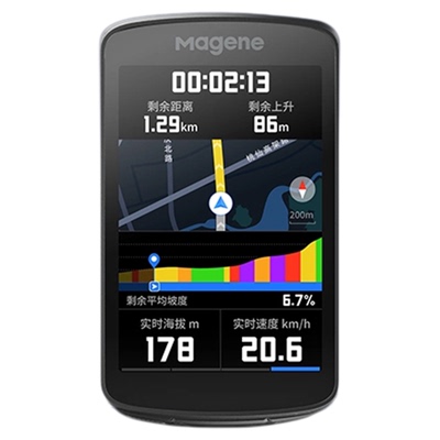Magene迈金C706自行车码表山地车公路智能骑行无线里程表彩屏导航
