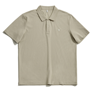 海上公路立体绣花Polo衫男士25年夏季凉感抑菌简约休闲短袖上衣服