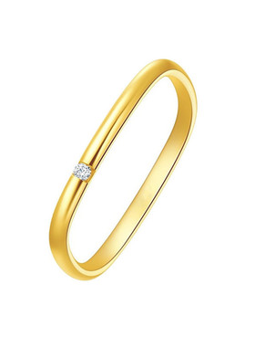 钛钢小方戒金色不掉色方形戒指女