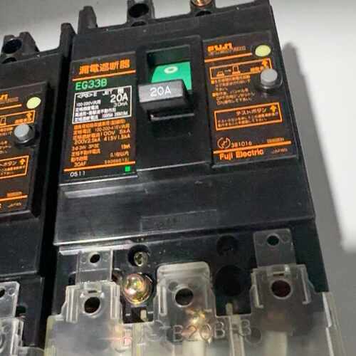 溢价-FUJI漏电断路器 EG33B，20A，三相三线，100