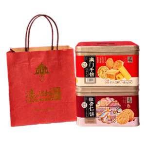 濠润坊澳门手信杏仁饼蛋卷礼盒