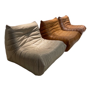 油蜡皮毛毛虫可压缩沙发真空客厅小户型Compression sofa佛山家具