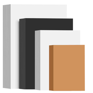 卡纸硬卡纸荷兰白卡纸白色卡纸黑色卡纸牛皮纸a3手抄报专用纸a4纸大张尺寸4k四开8k八开美术画画纸350g绘图纸