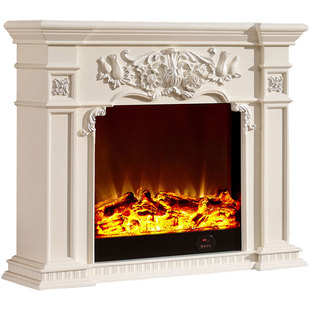 美式成品壁炉装饰柜法式别墅定制实木欧式复古1米仿真火壁炉柜子