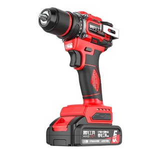 妙有无刷可敲击电钻家用手电钻电动螺丝刀金属棘轮夹头冲击锂电钻