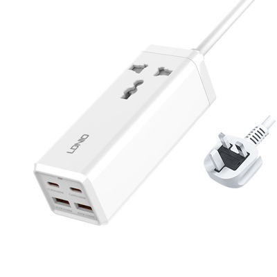 LDNIO大功率65W快充UK万用笔记本适配器港用马来西亚英美标转换器