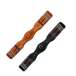 全牛皮英式肚带耐力肚带马术综合鞍专用舞步防磨马肚带马场训练