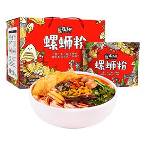 螺小匠螺蛳粉广西柳州正宗螺丝粉方便面酸辣速食米粉400g10袋礼盒