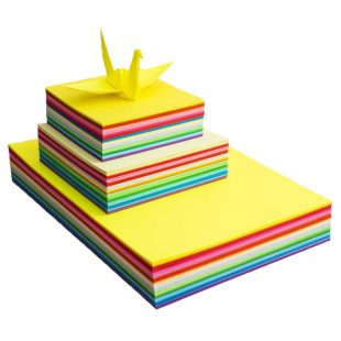 晨光折纸彩纸手工纸套装加厚多规格a4手工diy儿童幼儿园剪纸窗花美术画画彩色千纸鹤制作材料包官方旗舰店