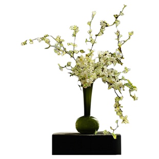 掬涵雪柳枝法式仿真花干花假花装饰摆件客厅摆设餐桌花高端仿生花