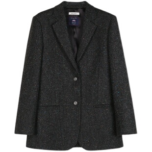 MRS Studios 英国MOON多尼戈尔彩点人字纹绅士单排马甲/西装/半裙