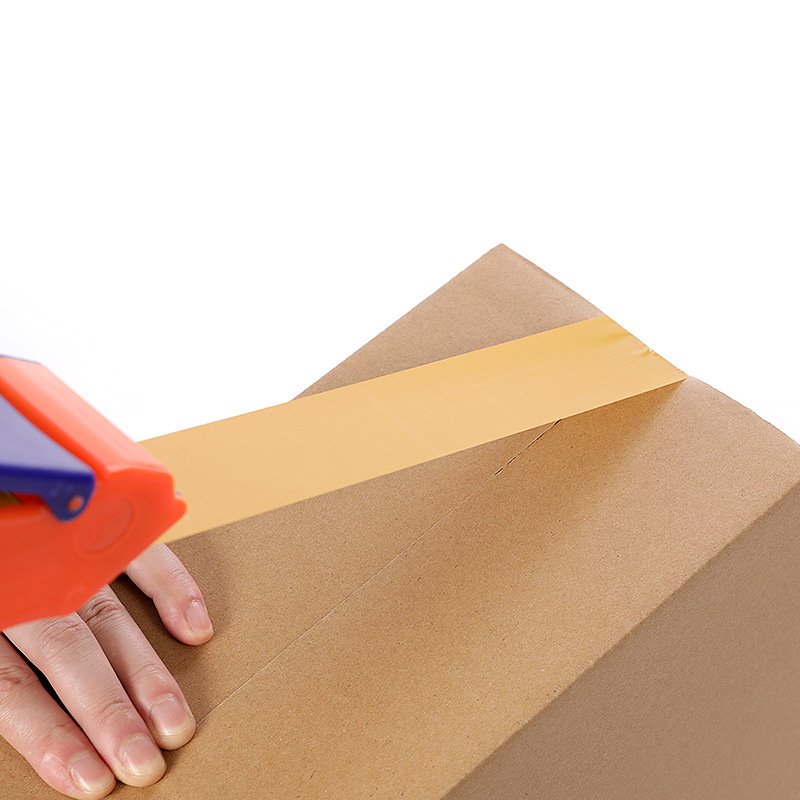 米黄胶带批发快递打包厂家封口批发卷大量封箱黄色胶纸大胶布整箱