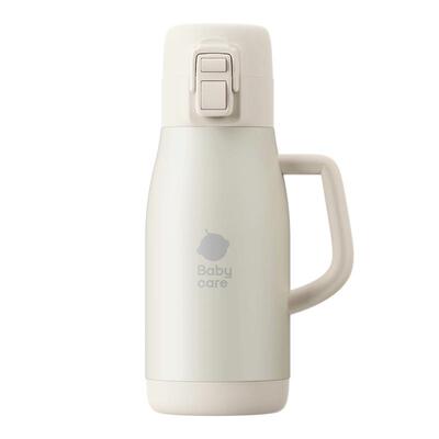 babycare纯钛空保温杯max成人儿童保温吸管水杯外出居家上学专用