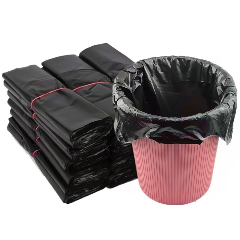 黑色垃圾袋家用手提式背心袋子加厚大号厨房宿舍塑料袋批发一次性