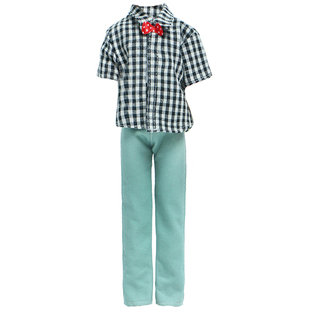 比肯娃娃1:6兵人帅气王子男款Ken仿真手工衣服裤子西装礼服时尚布