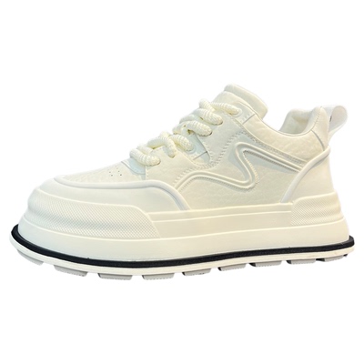 厚底男士板鞋2025秋冬新款老爹鞋