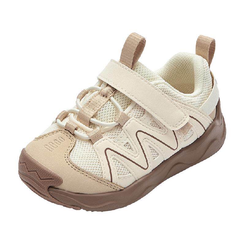 巴拉巴拉宝宝学步鞋女宝透气网布鞋秋新款男宝户外机能鞋防滑