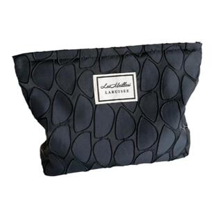 ins几何浮雕化妆包化妆品收纳内胆包高级感手拿大容量洗漱便携包