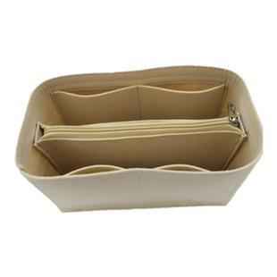 适用MK suri水桶包内胆包 小/中号老花抽绳内衬包中包收纳整理包