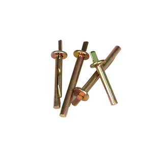 水泥墙快速壁虎膨胀钉 插片壁虎敲击式膨胀打入式膨胀螺丝6mm敲钉