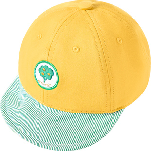 伊米伦春夏男童鸭舌帽软帽檐儿童帽子时尚百搭宝宝棒球帽外出帽子