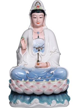 微美12至24寸荷叶观音佛像