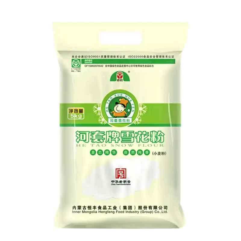 河套牌5kg雪花粉家用通用小麦粉