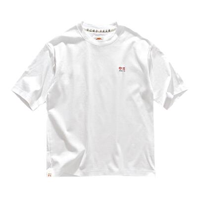 拾柒棉五分袖新疆长绒棉T恤