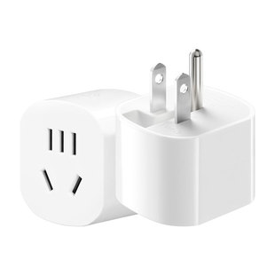 公牛两脚转三脚插头转换器二孔转三孔转接头2插孔变3插二转三插座