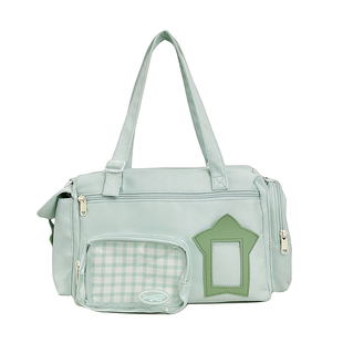 AZN新品 痛包初中生女二次元挎包单肩学生书包白色斜挎包包11.16