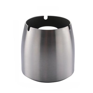 加高不锈钢烟灰缸创意时尚客厅桌球台球防摔防风烟盅KTV酒店专用