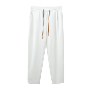 柯利亚诺夏季专柜同款米白色垂感清爽单裤   KW4453(UNR)A ￥3280