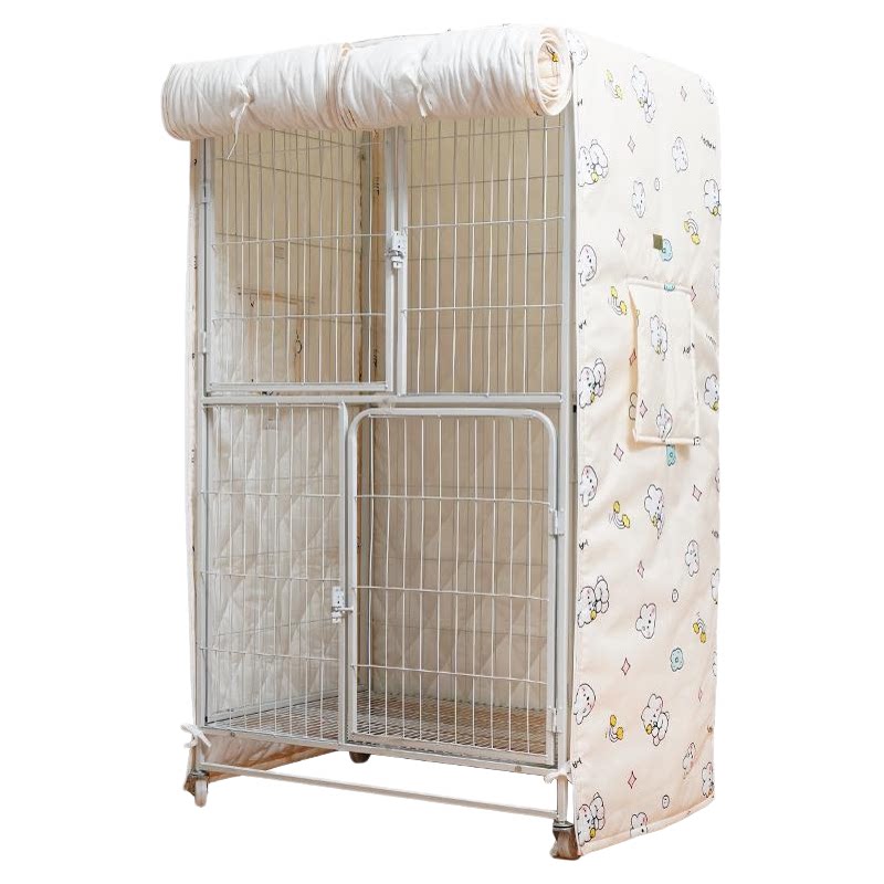 狗笼罩加厚防风保暖加棉猫笼罩子宠物笼蚊帐罩防蚊蝇防飞毛可定制