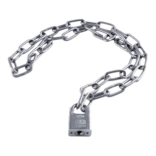 自行车链子锁包梁防盗锁链不锈钢单车链条锁加长捷安特专用锁链条