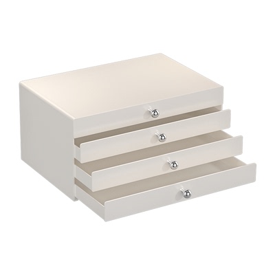 环图首饰盒收纳柜化妆品收纳盒