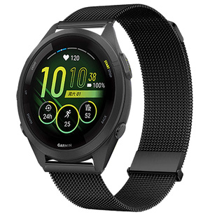 适用于佳明265/255表带双磁吸265music手表Venu2Plus夏季米兰尼斯VivoActive4男款165/245女透气专用高级配件