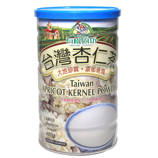 有机厨坊台湾杏仁粉冲饮黑五宝红薏仁小麦胚芽进口无蔗糖杏仁茶